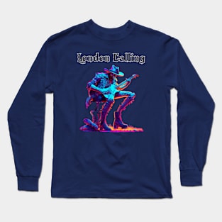 Blue cowboy skull lc Long Sleeve T-Shirt